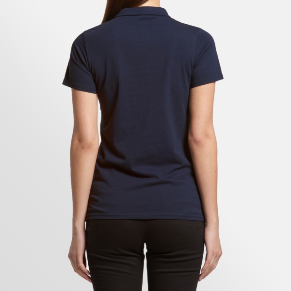 Custom T-shirt Printing AS Colour Amy Polo Model Image Back