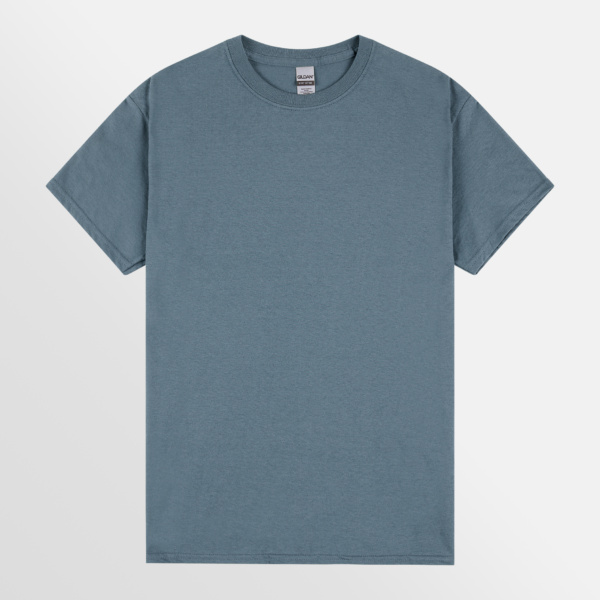 Custom Printed T-shirts Gildan Essential Heavy Tee Indigo Blue