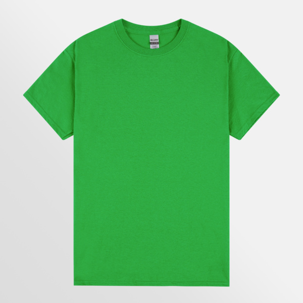 Custom Printed T-shirts Gildan Essential Heavy Tee Irish Green