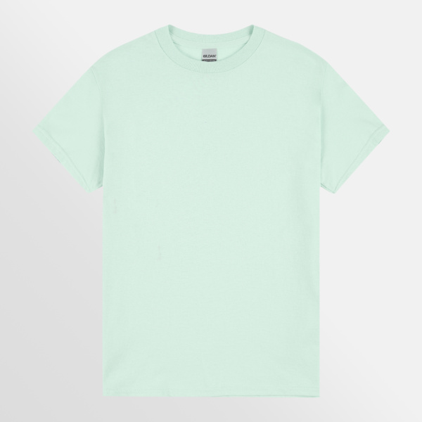 Custom Printed T-shirts Gildan Essential Heavy Tee Mint Green