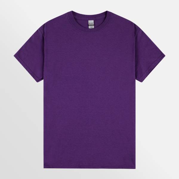 Custom Printed T-shirts Gildan Essential Heavy Tee Purple