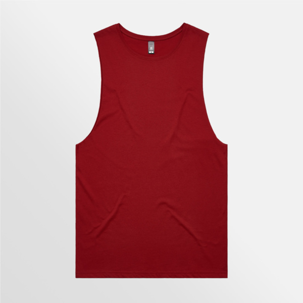 Custom T-shirt Printing AS Colour Barnard Tank Red