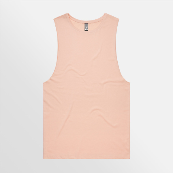 Custom T-shirt Printing AS Colour Barnard Tank Pale Pink