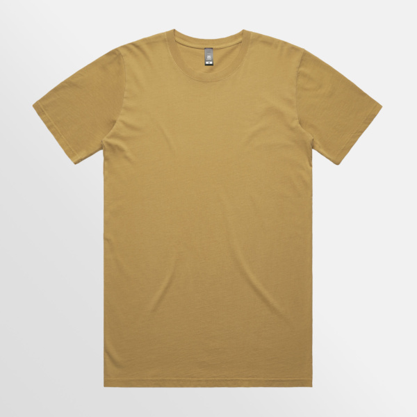 Custom T-shirt Printing AS Colour Staple Faded Tee Mustard