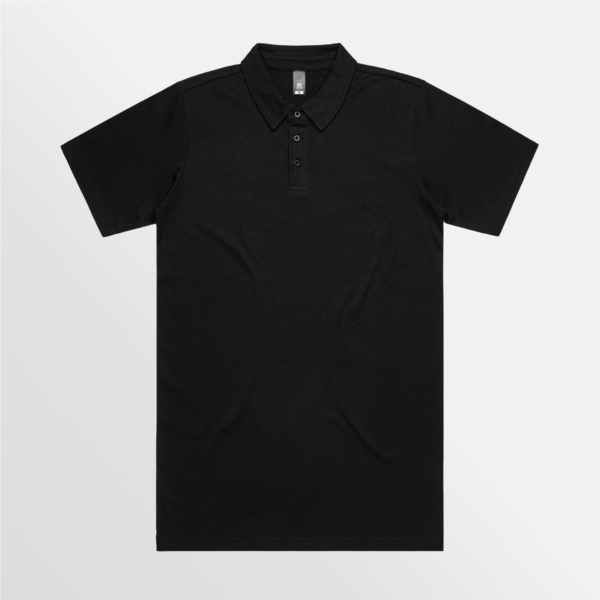 Custom Printed T-shirt AS Colour Chad Polo Black