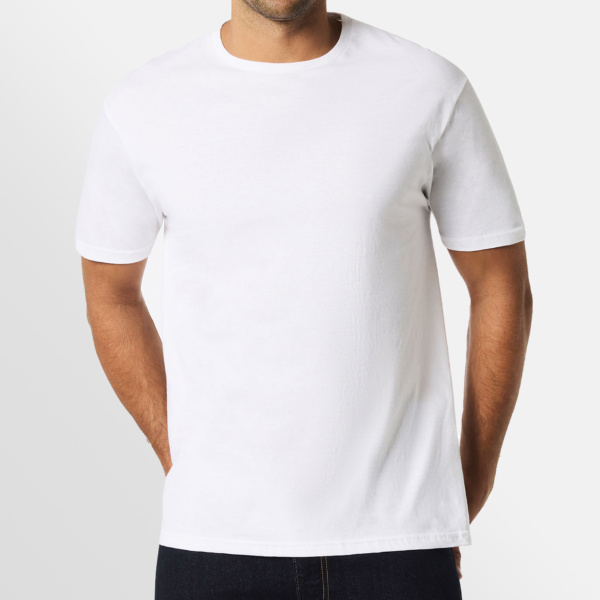 Custom Printed T-shirts Gildan Mens Softstyle Tee Model Image Front
