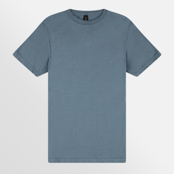 Custom Printed T-shirts Gildan Mens Softstyle Tee Indigo Blue