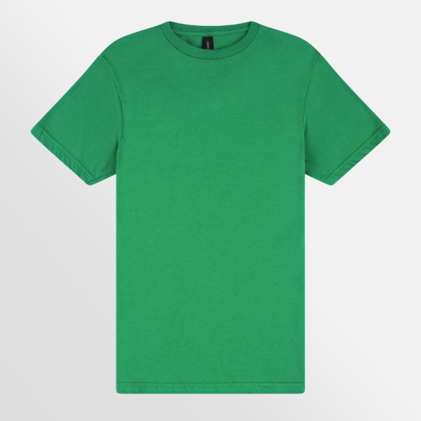 Custom Printed T-shirts Gildan Mens Softstyle Tee Kelly Green