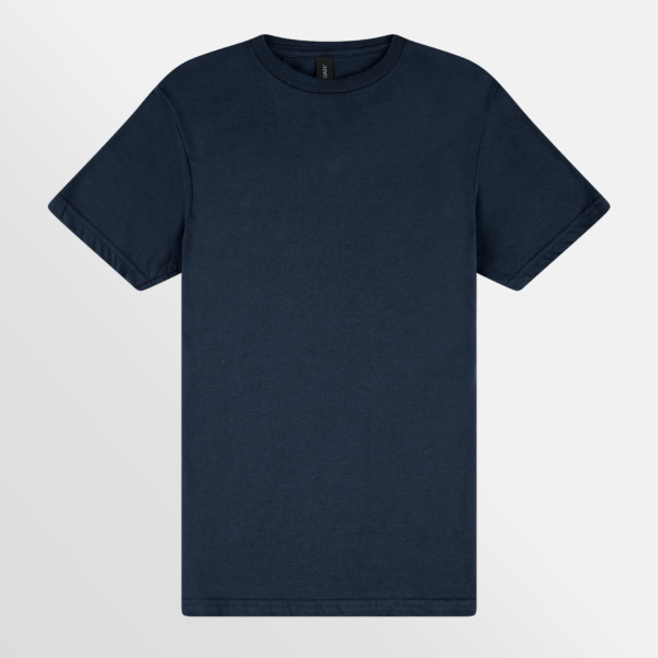 Custom Printed T-shirts Gildan Mens Softstyle Tee Navy