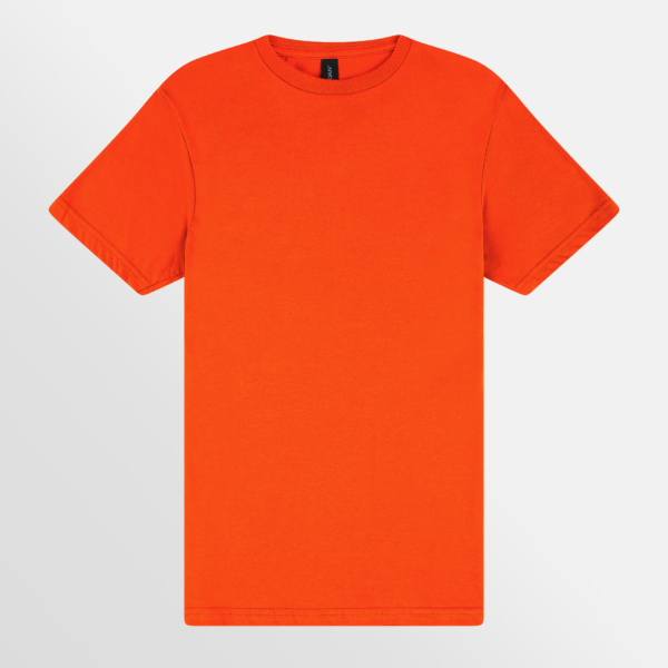 Custom Printed T-shirts Gildan Mens Softstyle Tee Orange