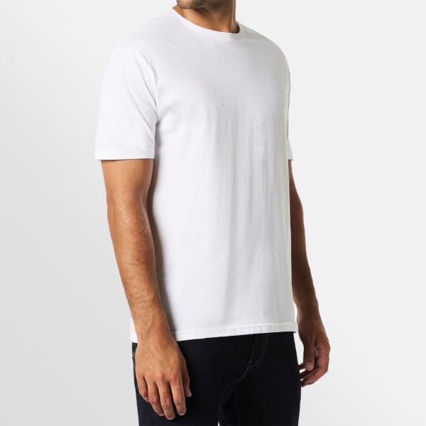 Custom Printed T-shirts Gildan Mens Softstyle Tee Model Image Side