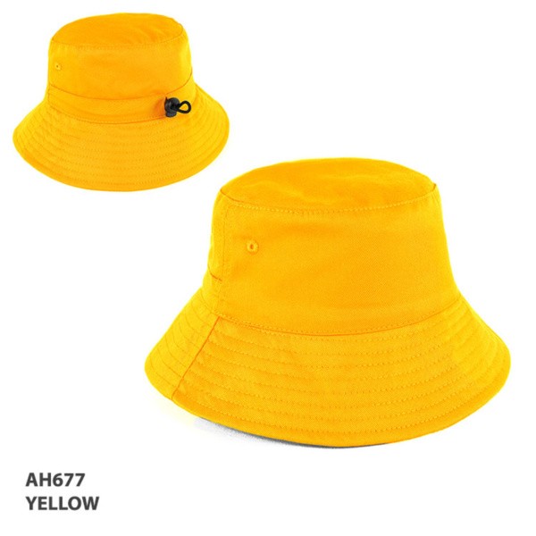 Custom Printed Merch QTCO Grace Collection AH677 Kindy Hat Yellow
