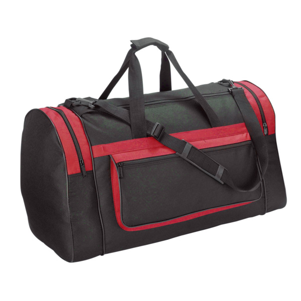 QTCO Legend Life B260A Magnum Sports Bag Black Red