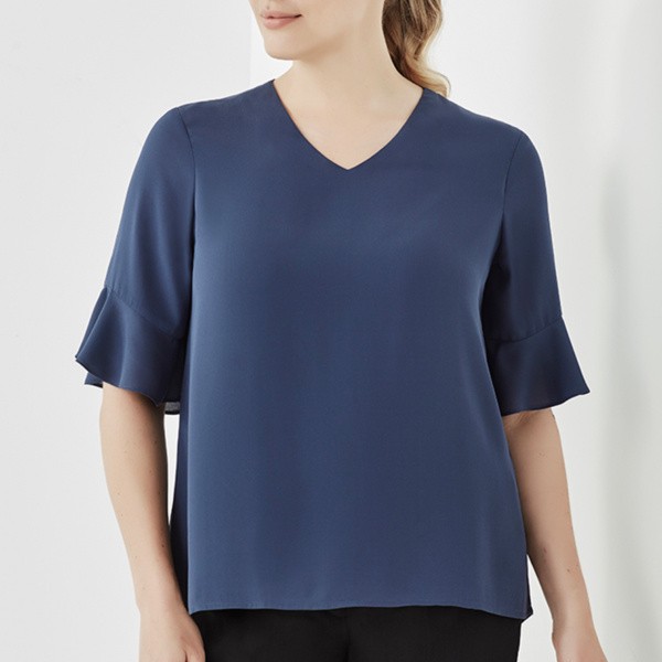 Aria Fluted Blouse from BizCorporates