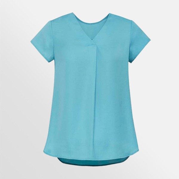 Kayla blouse from Biz Corporates in aqua
