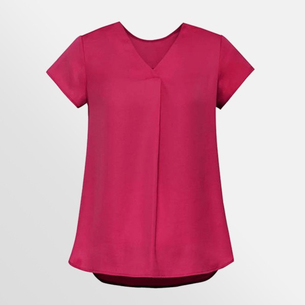 Kayla blouse from Biz Corporates in raspberry