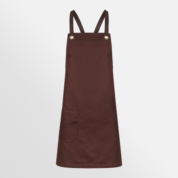 Brooklyn apron from Identitee for men and women in chocolate