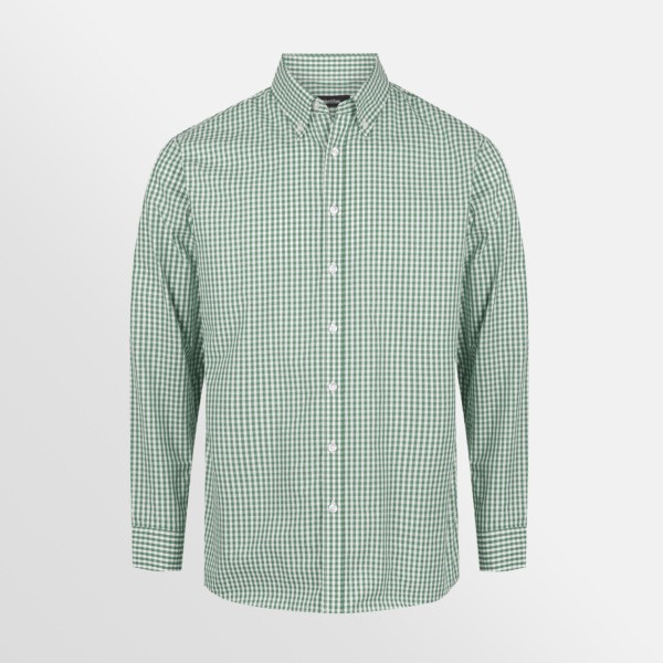 Long sleeve Miller shirt from Identitee for men in green
