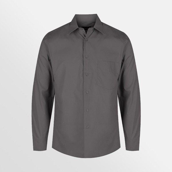 Rodeo long sleeve shirt for men and women in charcoal (Identitee)