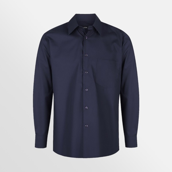 Rodeo long sleeve shirt for men and women in navy (Identitee)