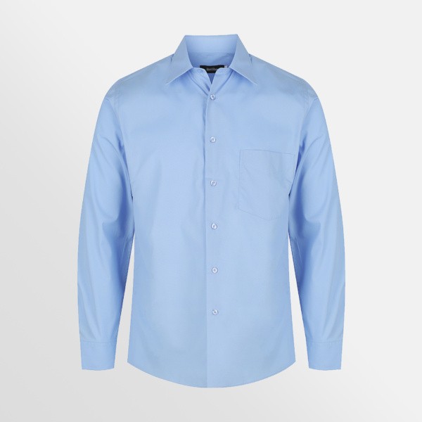 Rodeo long sleeve shirt for men and women in sky blue (Identitee)