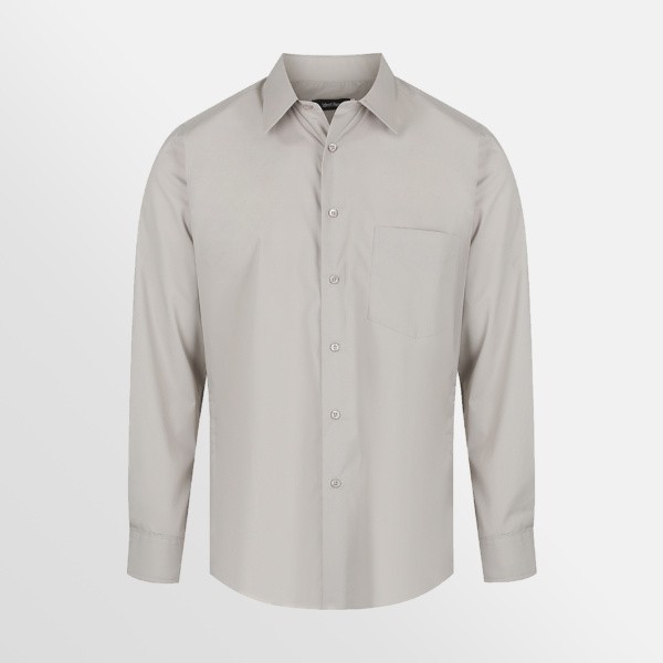 Rodeo long sleeve shirt for men and women in taupe (Identitee)