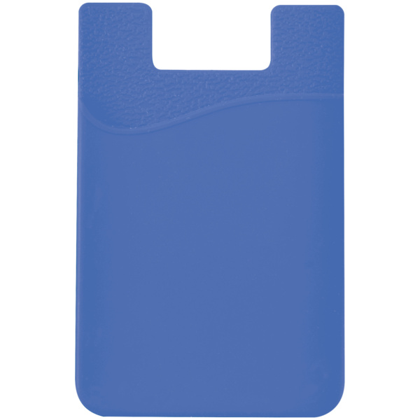 Custom Printed Merch QTCO Logoline LL913 Silicone Mobile Phone Wallet Blue
