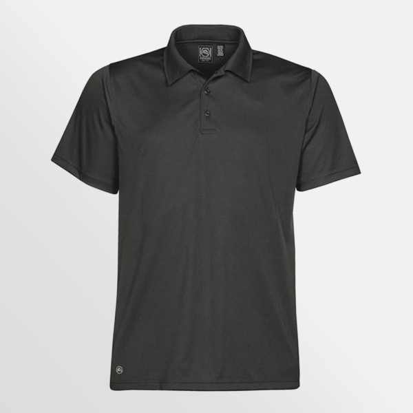 Eclipse Pique Polo for men and women from Legend Life in carbon
