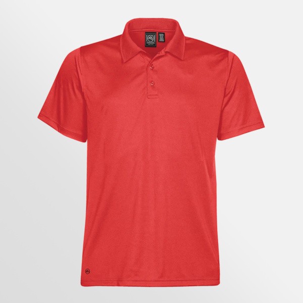 Eclipse Pique Polo for men and women from Legend Life in red