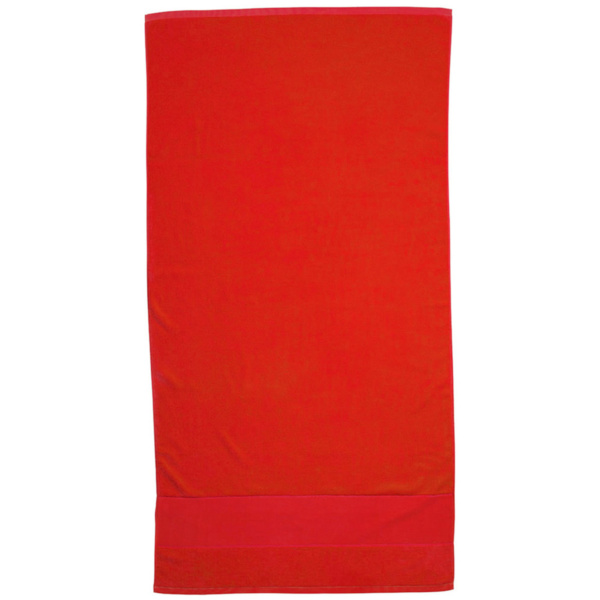 QTCO Legend Life M100 Terry Velour Towel Red