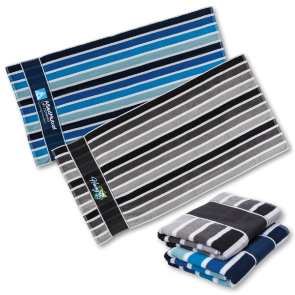 QTCO Legend Life M145 Cabana Towel Coloured Stripes