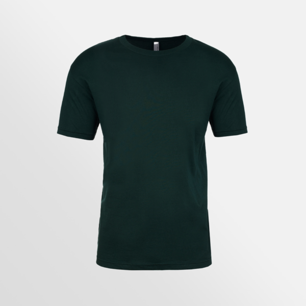 Custom T-shirt Printing QTCO Legend Life NL3600 Mens Cotton Crew Dark Green