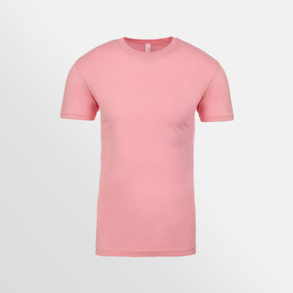 Custom T-shirt Printing QTCO Legend Life NL3600 Mens Cotton Crew Pink