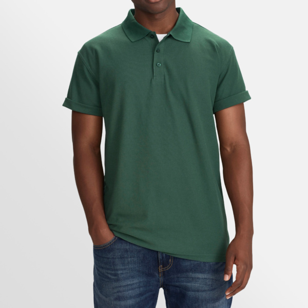 Custom Printed T-shirts Biz Collection Mens Crew Polo Model Image Main