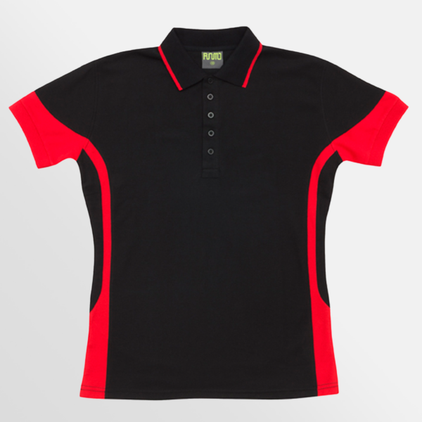 Custom Printed T-shirt QTCO Ramo Black Red Mens