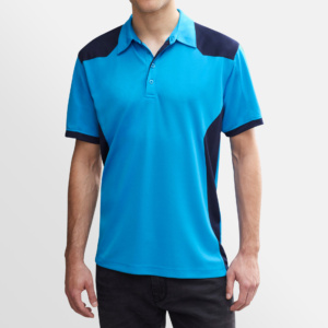 Custom Printed T-shirts Biz Collection Mens Rival Polo Model Image Front