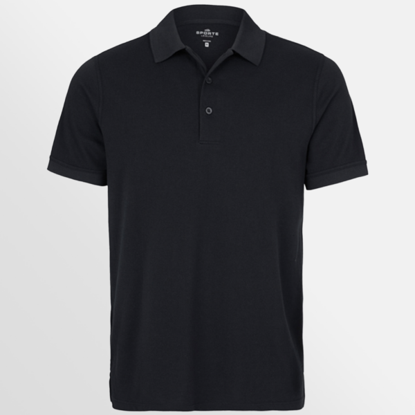 Custom Printed T-shirts Sporte Leisure Spaero Polo Black