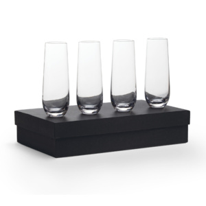 Stemless Champagne Flute Set of 4