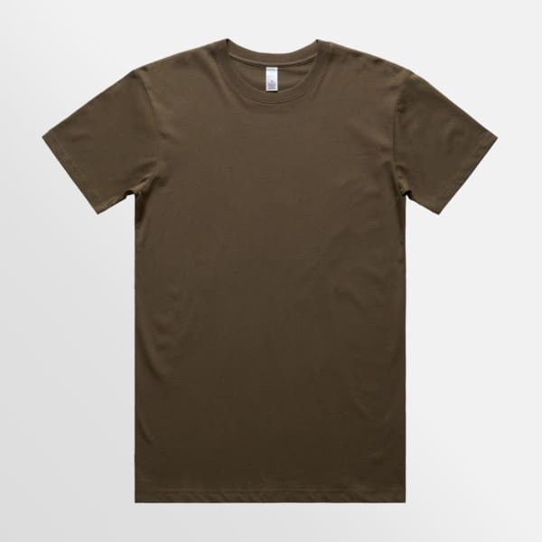 Custom T-shirt Printing AS Colour Organic Staple Tee Walnut