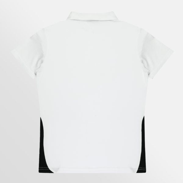 Custom T-shirt Printing Aussie Pacific Paterson Polo White Black Back