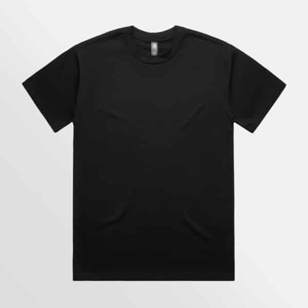 Custom T-Shirt Printing AS Colour Heavy Tee Black