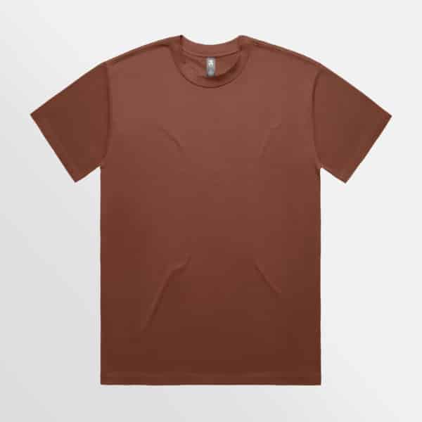 Custom T-Shirt Printing AS Colour Heavy Tee Clay