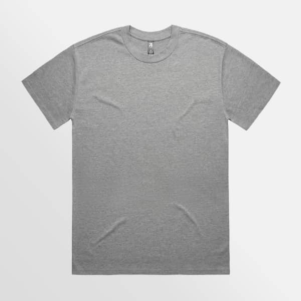 Custom T-Shirt Printing AS Colour Heavy Tee Grey Marle