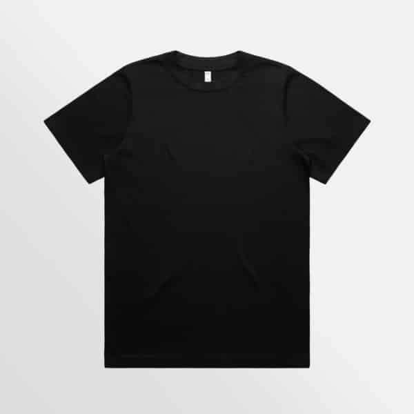 Custom T-Shirt Printing AS Colour Heavy Tee Black