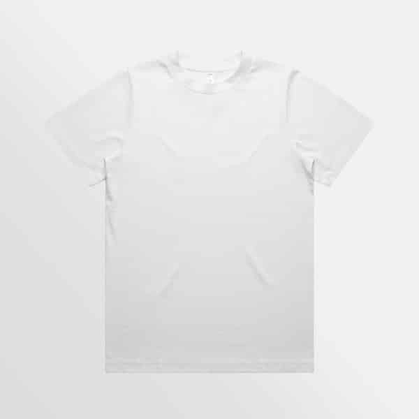 Custom T-Shirt Printing AS Colour Heavy Tee White