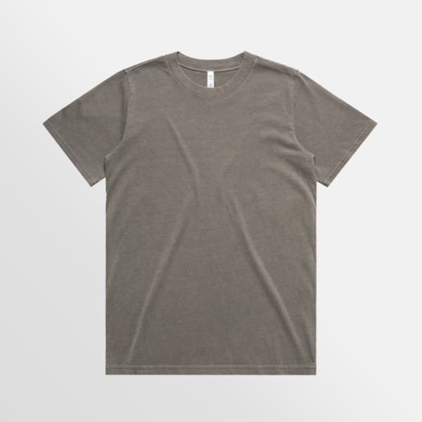 Custom T-Shirt Printing AS Colour Heavy Faded Tee Faded Grey