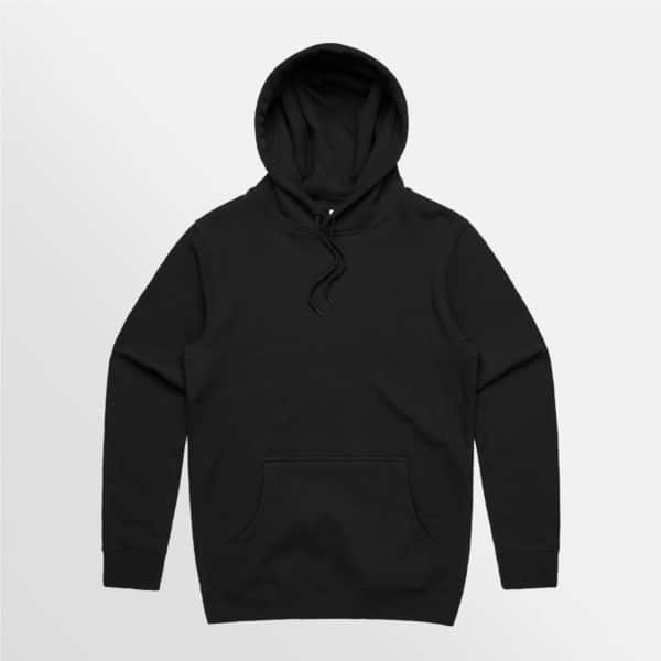 Custom Hoodie Printing AS Colour Stencil Hood Black