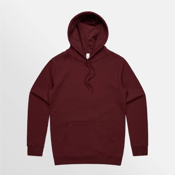 Custom Hoodie Printing AS Colour Stencil Hood Burgundy