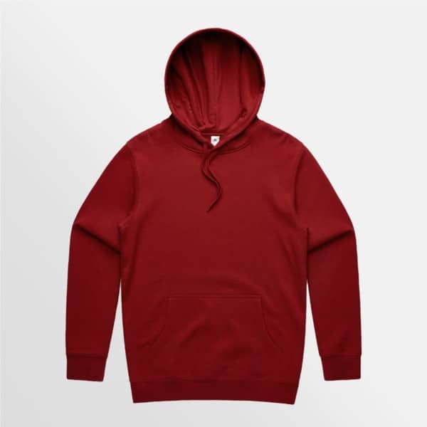 Custom Hoodie Printing AS Colour Stencil Hood Cardinal