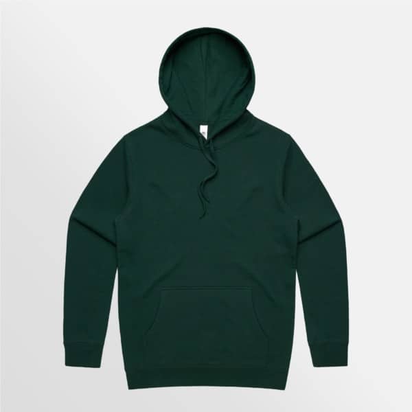 Custom Hoodie Printing AS Colour Stencil Hood Pine Green